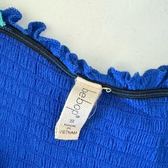 Blue Color Block Summer Maxi Dress Size Small - Picture 8 of 9